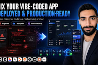 fix and deploy your vibecoded app and saas