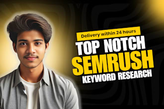 do semrush keyword research for top SEO results