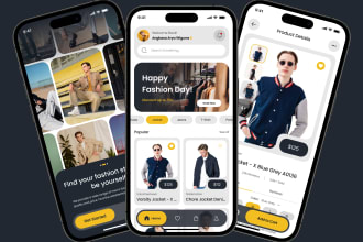 design mobile app ui ux dashboard or web ui ux in figma