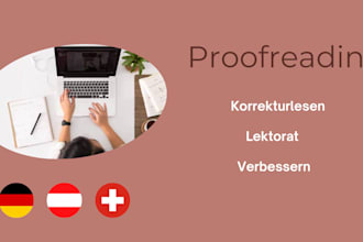 proofread and edit your german text