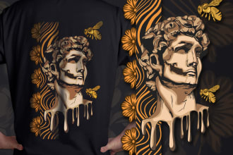 do amazing cartoon t shirt design for your clothing brand