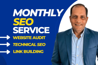 provide monthly SEO service to skyrocket website rankings