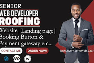 create roofing, construction handyman, painting website, home builders website