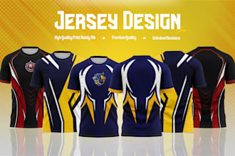 do custom esports jersey designs