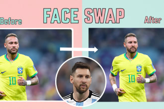 do face swap, face replacement, and product manipulation in ai