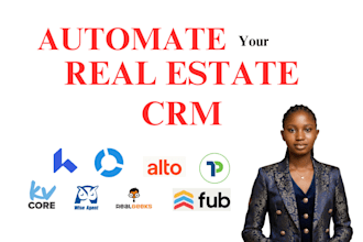 set up kvcore, lofty, followup boss, wise agent, alto software, realgeek crms