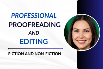 proofread, edit,  grammar check and spell check english document