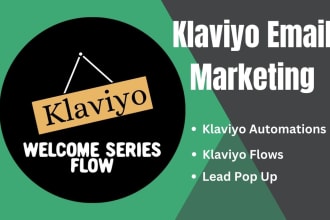 set up klaviyo email marketing and klaviyo flows for shopify