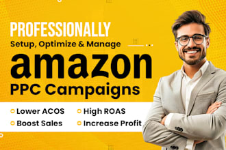 setup manage and optimize amazon ppc campaigns, fba ppc ads