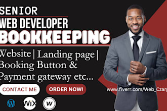 create highly responsive bookkeeping, accounting, tax consultancy website