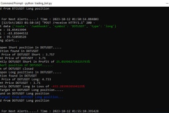 code your trading automation bot in python for API integration