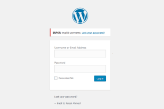 recover wordpress admin panel login credentials in 10 minutes
