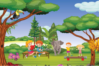 draw children storybook illustration