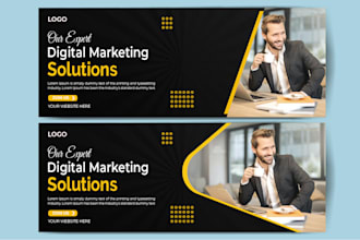 do professional facebook cover photo design banner and ads