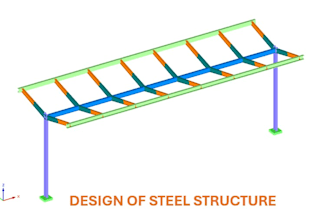 design any steel or concrete structures