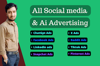 do snapchat ads, reddit ads, pinterest ads, chatgpt ads, linkedin advertising