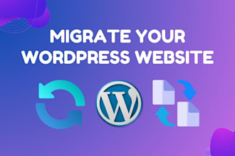 do wordpress backup and wordpress migration or migrate website