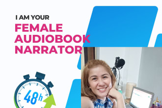 provide engaging voice over for your audiobook