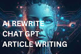 do article writing using chat gpt and edit ai written