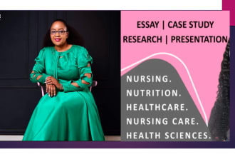 write original, excellent nursing ,health reports and medical research articles