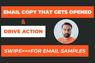write persuasive email copy, sales email content, or sales email copywriting