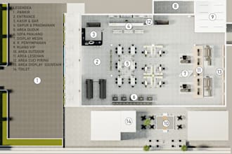 redraw floor plan for house