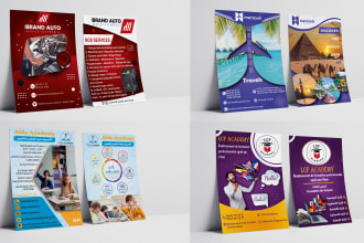 design a luxury flyer for your company