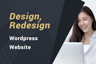 design, redesign or revamp the website in wordpress