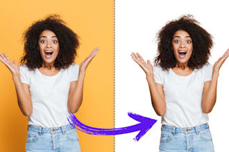remove background from images white, transparent or custom
