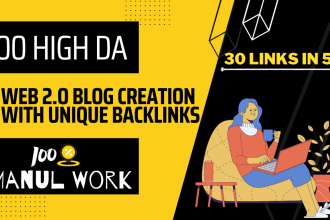 create high quality web 2 0 blogs with unique backlinks