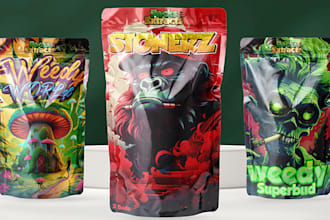 do pouch design, weed pouch, myler bag, cbd label design, cannabis pouch