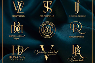 design modern luxury fashion, clothing brand and timeless logo design