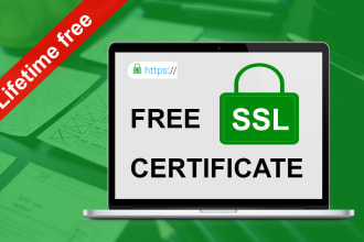 install free SSL certificate for lifetime security