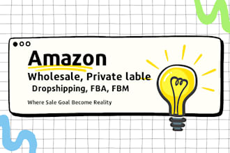 manage your amazon account for dropshipping, private label, wholesale, fba, fbm