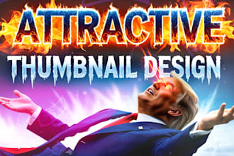 design attractive youtube thumbnails for your channel