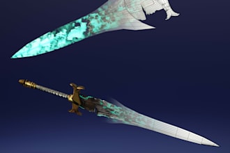 model 3d weapons and prompts for any environment