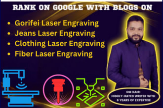 write laser engraving content for gorifei, jeans, and more
