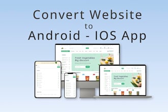 convert website to android and ios app
