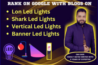 write led lights, strip lights, bay lights blogs that rank