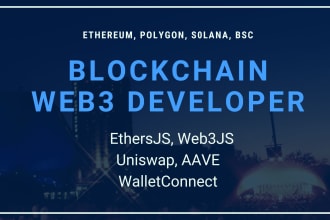 be your blockchain web3 developer