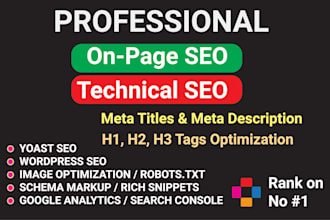 do optimize website onpage SEO for wordpress, shopify, wix