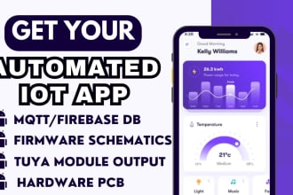 develop iot app arduino programming esp32 ble pcb firmware mqtt robotics project