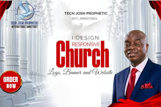 design church flyer, church banner and church logo