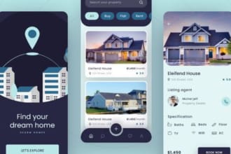 develop real estate app, agent app, logistics app, real estate website