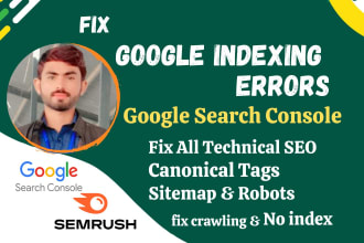 fix google search console, 404, 301, canonical, and technical SEO issues