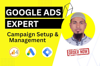 google ads campaign setup and management