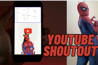 do youtube shoutout and permanent post on my channel