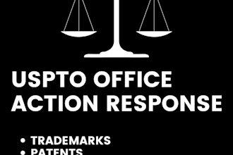 respond to uspto office action response for trademarks, and submit it