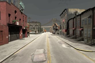 3d environment for unity and unreal engine games