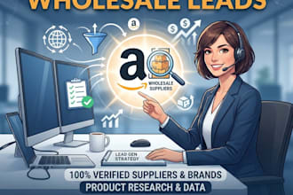provide amazon wholesale brand hunting lead generation